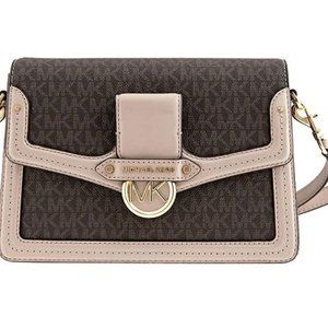 Michael Kors Jessie Medium shoulder bag brown/pink